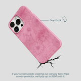 Bubblegum Pink Flora iPhone 13 Pro Max Case