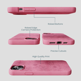 Bubblegum Pink Flora iPhone 15 Plus Case