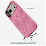 Bubblegum Pink Flora iPhone 17 Pro Max Case