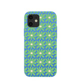 Electric Blue Flower Child iPhone 12/ iPhone 12 Pro Case