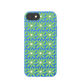 Electric Blue Flower Child iPhone 6/6s/7/8/SE Case