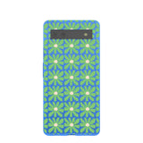 Electric Blue Flower Child Google Pixel 6a Case