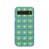 Electric Blue Flower Child Google Pixel 8a Case