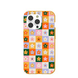 Honey Flower Tiles iPhone 14 Pro Case