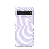 Lavender Flutter Left Google Pixel 8 Case