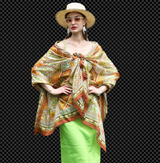 Anyyou 100% Mulberry Silk Coffee Brown Scarf Women Luxury Long Shawl – Beach Wear, Swimwear Cover Up, Pashmina Foulard Fashion Accessory