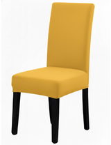 Anyseat Yellow Chair Cover – Waterproof Elastic Slipcover with Anti‑Dirt Protection for Dining Room, Kitchen, Wedding, Hotel, Banquet & Restaurant