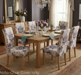 Anyseat Beige Floral Pattern Print Elastic Chair Cover – Plain Dining Slipcover & Home Décor