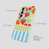 Sage Green Fresh Picnic Samsung Galaxy S25 Case