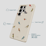 London Fog Frosted Flock Samsung Galaxy S25 Ultra Case