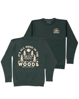 Good in the Woods Unisex Crewneck Sweatshirt | Heather Forest