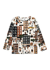 Organic cotton kids long sleeve top - New York