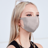 Say It with Silk Face Mask - Silver