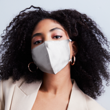 Say It with Silk Face Mask - Silver