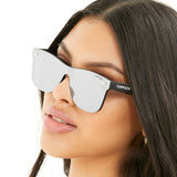 Sustainable Future Wife - Silver Square Wayfarer Sunglasses