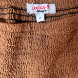 Don'T Call Me Jennyfer Mini Rara Skirt - XL Brown Viscose