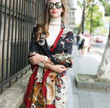 Anyyou 100% Pure Merino Wool Multicolor Paisley Stylish Poncho Winter Large Scarf With Trendy Pashmina Shawl Bandana For Womenfashion Design
