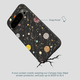 Black Galactic Glow Google Pixel 10 Pro XL Case