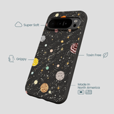 Black Galactic Glow Google Pixel 10 Pro XL Case