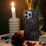 Black Gardenia Lines Google Pixel 9a Case