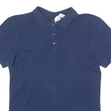ADIDAS Mens Polo Shirt Blue S