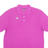 KAPPA Mens Polo Shirt Pink 2XL
