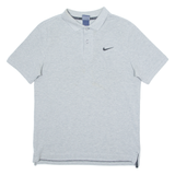 NIKE Mens Polo Shirt Grey M
