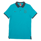 NIKE Barcelona FC Mens Polo Shirt Blue M