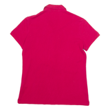 LACOSTE Womens Polo Shirt Pink XS