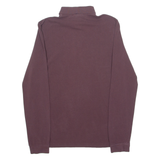 LACOSTE Mens Polo Shirt Maroon Long Sleeve XS