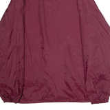 RAINBOW SPORTSWEAR Lowry Golf Course Mens Coach Jacket Maroon Nylon 80s USA L