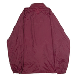 RAINBOW SPORTSWEAR Lowry Golf Course Mens Coach Jacket Maroon Nylon 80s USA L