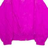 BASIC RITUALS Womens Shell Jacket Pink Nylon 80s Floral L