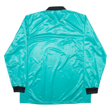 UMBRO Mens Polo Shirt Blue Long Sleeve 2XL