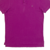 TOMMY HILFIGER Slim Fit Mens Polo Shirt Purple S