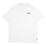 PUMA Mens Polo Shirt White XL