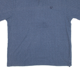 CHAPS RALPH LAUREN Mens Polo Shirt Blue Striped XL