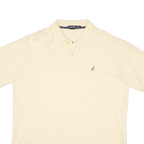 NAUTICA Mens Polo Shirt Yellow L