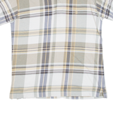 NAUTICA Mens Polo Shirt Beige Check S