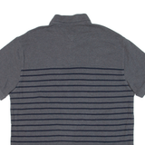 TOMMY HILFIGER Mens Polo Shirt Grey Striped XL
