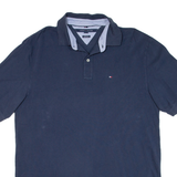 TOMMY HILFIGER Mens Polo Shirt Blue XL