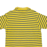 CHAPS RALPH LAUREN Mens Polo Shirt Yellow Striped L