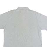 REEBOK Mens Polo Shirt Grey Striped XL