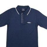 UMBRO Mens Polo Shirt Blue S