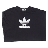 ADIDAS Womens T-Shirt Black Crew Neck M