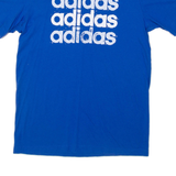 ADIDAS Mens T-Shirt Blue S