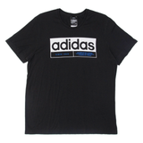 ADIDAS Mens T-Shirt Black M