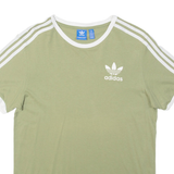ADIDAS Womens T-Shirt Green UK 8