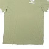 ADIDAS Womens T-Shirt Green UK 8