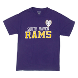 CHAMPION South Haven Rams Mens T-Shirt Purple USA M